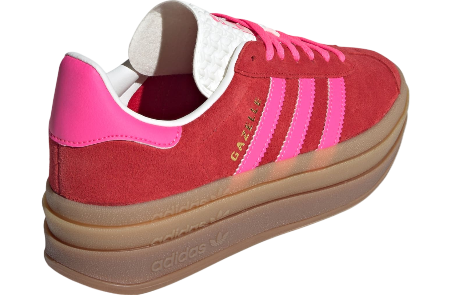 Adidas Gazelle Bold WMNS Collegiate Red / Lucid Pink