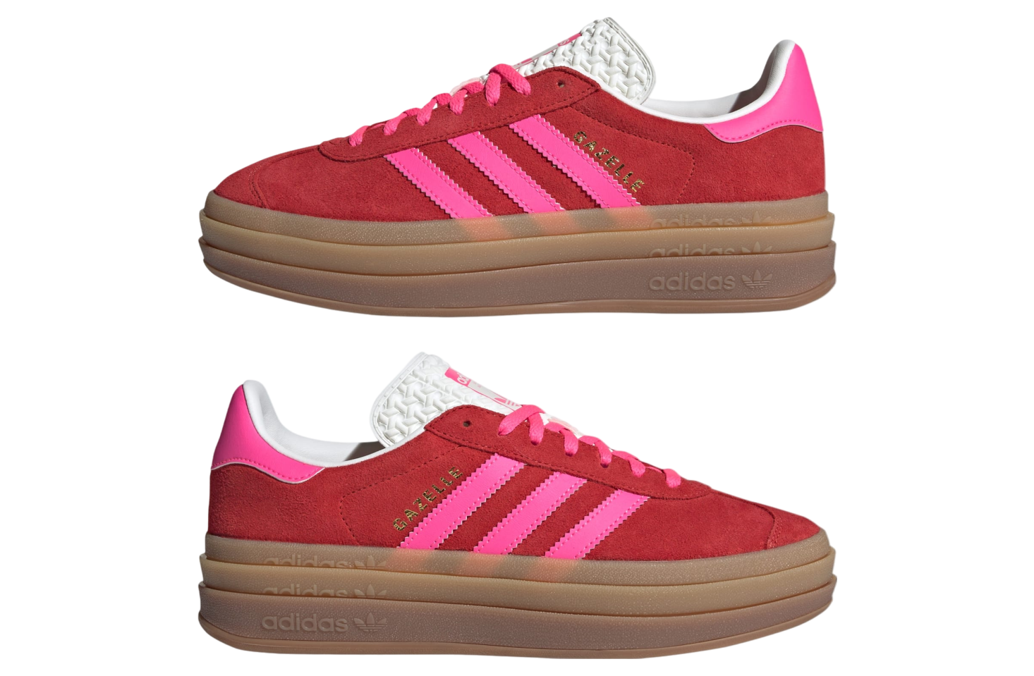 Adidas Gazelle Bold WMNS Collegiate Red / Lucid Pink