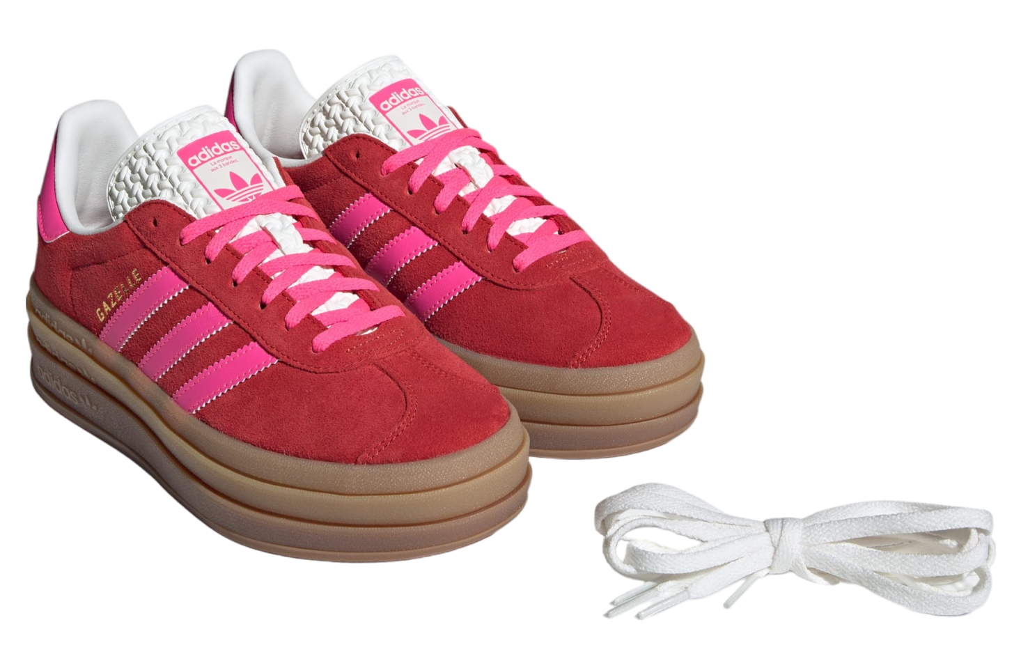 Adidas Gazelle Bold WMNS Collegiate Red / Lucid Pink