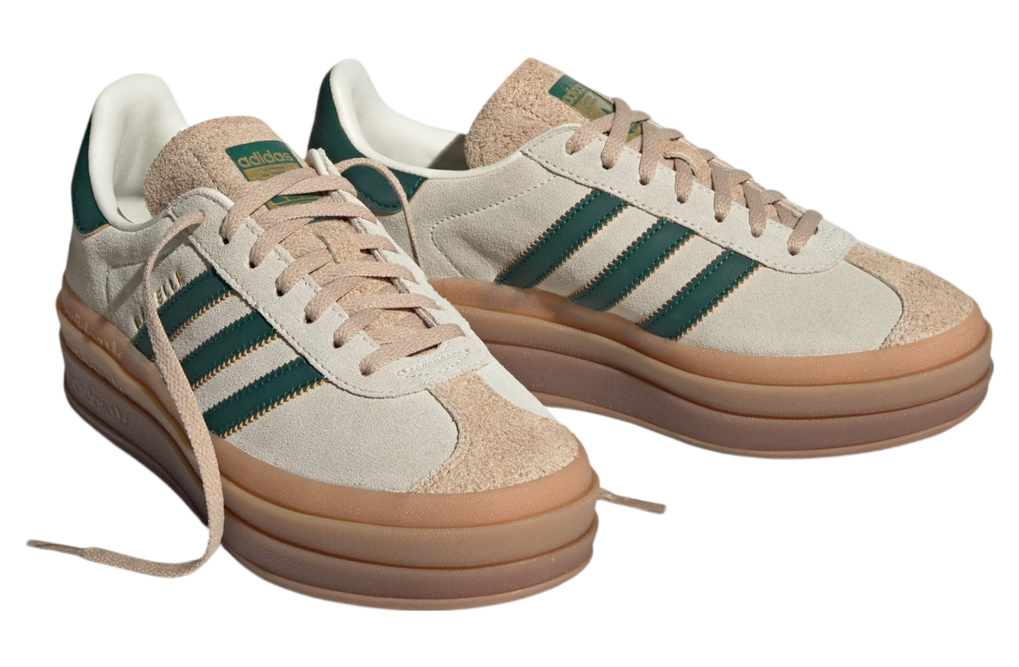 Adidas Gazelle Bold WMNS Cream White / Collegiate Green