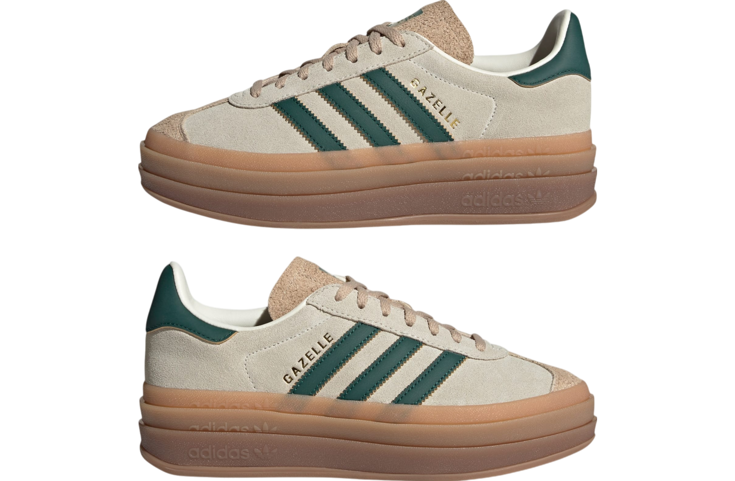 Adidas Gazelle Bold WMNS Cream White / Collegiate Green