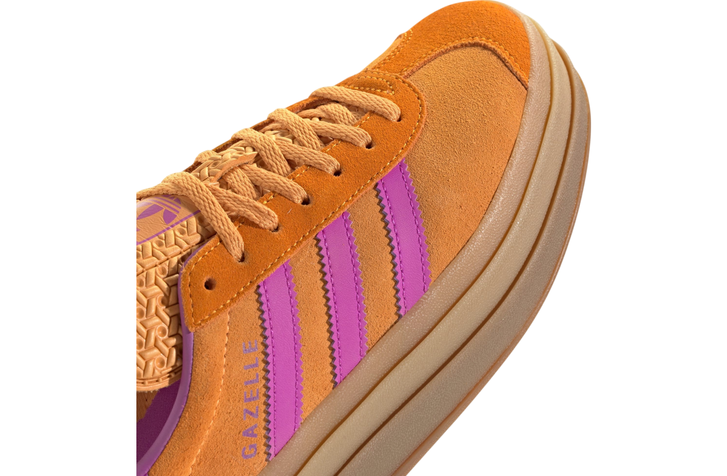 Adidas Gazelle Bold WMNS Flash Orange / Purple Burst