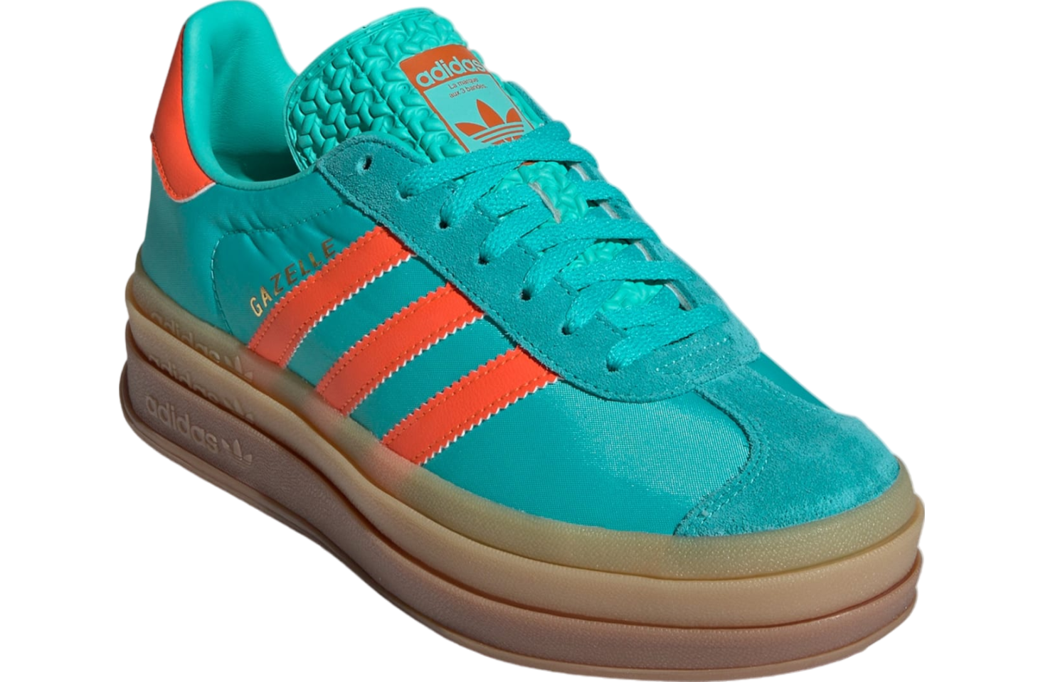 Adidas Gazelle Bold WMNS Mint Rush / Impact Orange