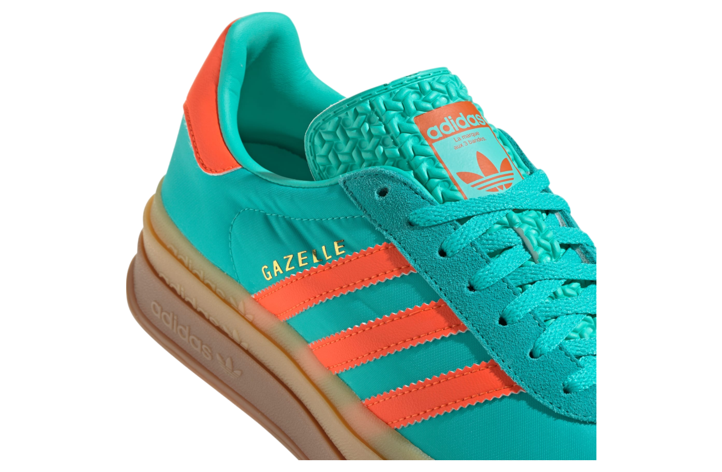 Adidas Gazelle Bold WMNS Mint Rush / Impact Orange