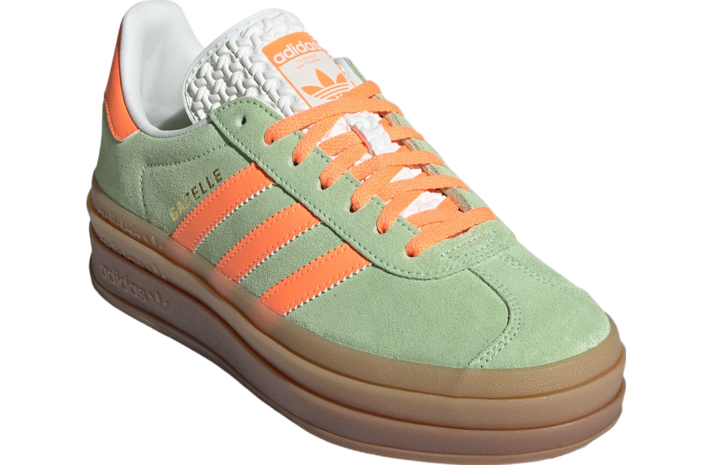 Adidas Gazelle Bold WMNS Semi Green Spark / Screaming Orange