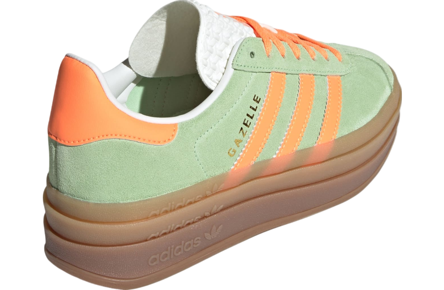 Adidas Gazelle Bold WMNS Semi Green Spark / Screaming Orange