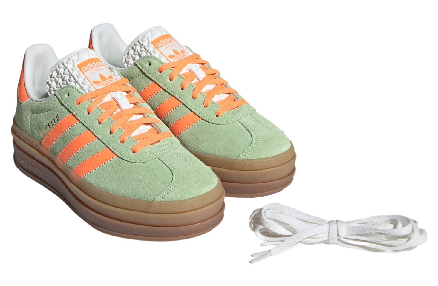 Adidas Gazelle Bold WMNS Semi Green Spark / Screaming Orange