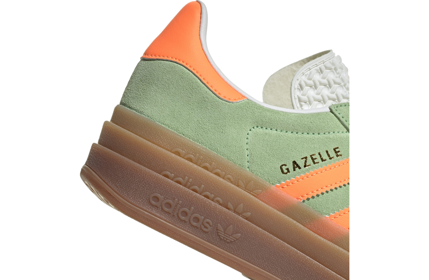 Adidas Gazelle Bold WMNS Semi Green Spark / Screaming Orange