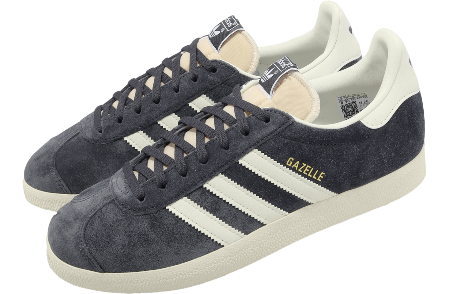 アンカル Adidas Gazelle Carbon / Off White - Apr 2023 - GY7340