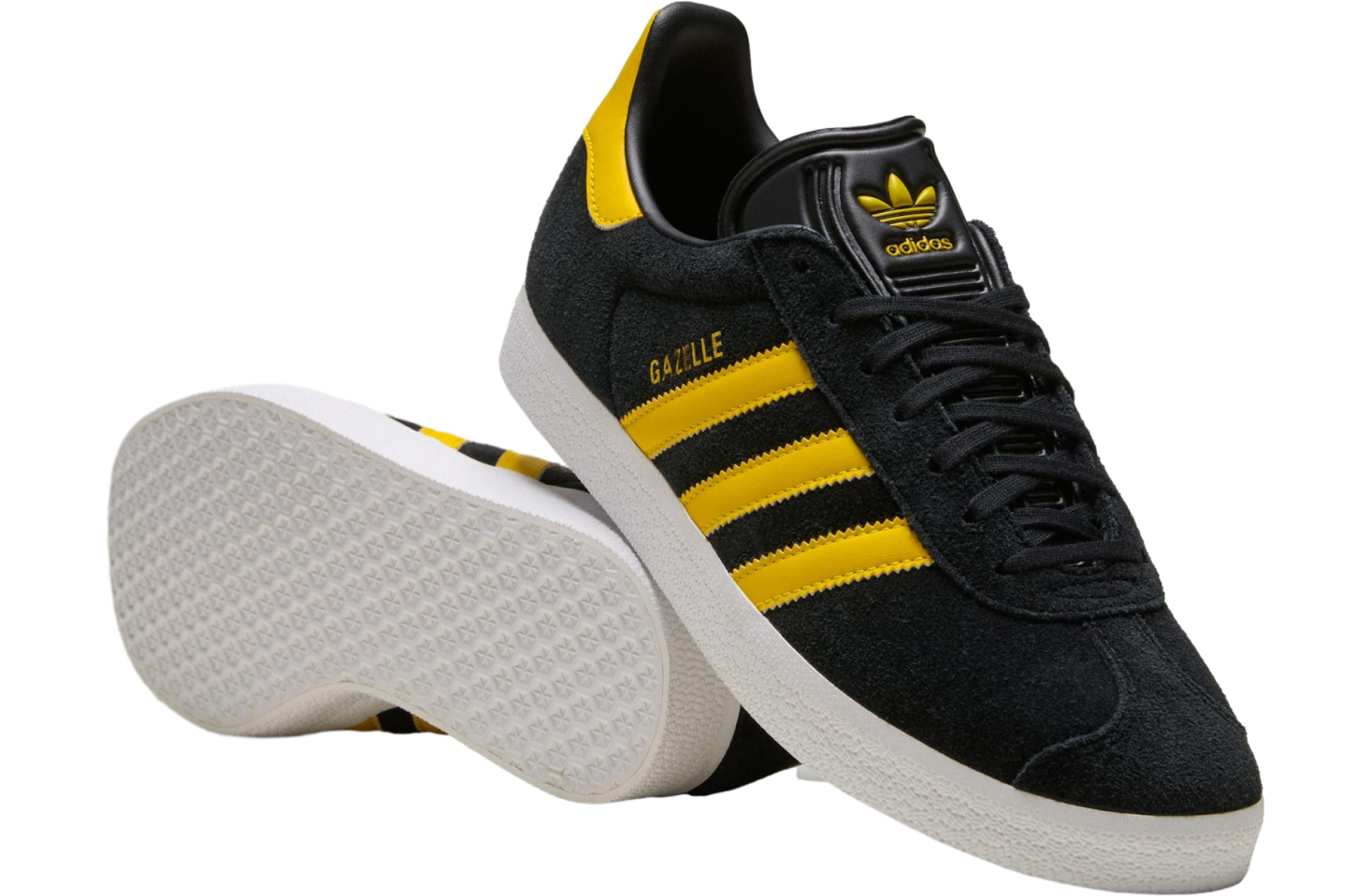 adidas GAZELLE ブラック/イエロー Adidas Gazelle Shoes Originals Sneakers Core Black/Impact