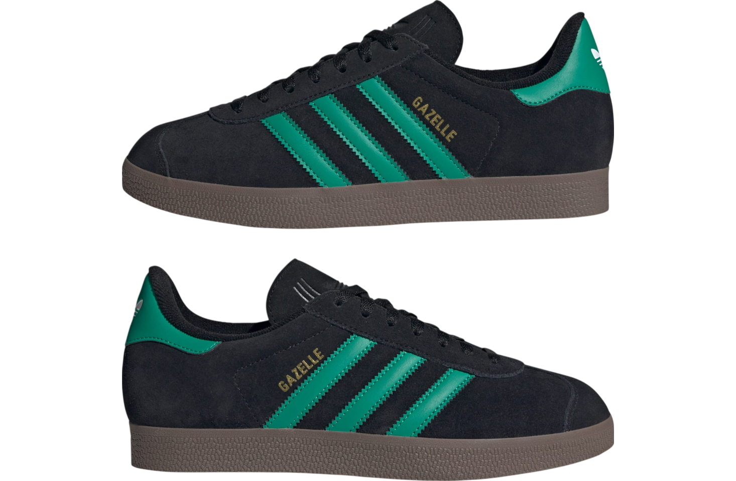 Adidas Gazelle Core Black / Court Green