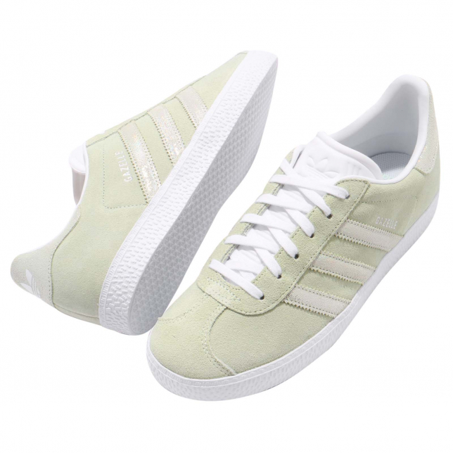 adidas Gazelle GS Aero Green Footwear White