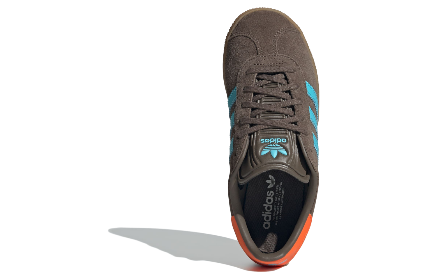 Adidas Gazelle GS Cargo Brown / Blue Glow