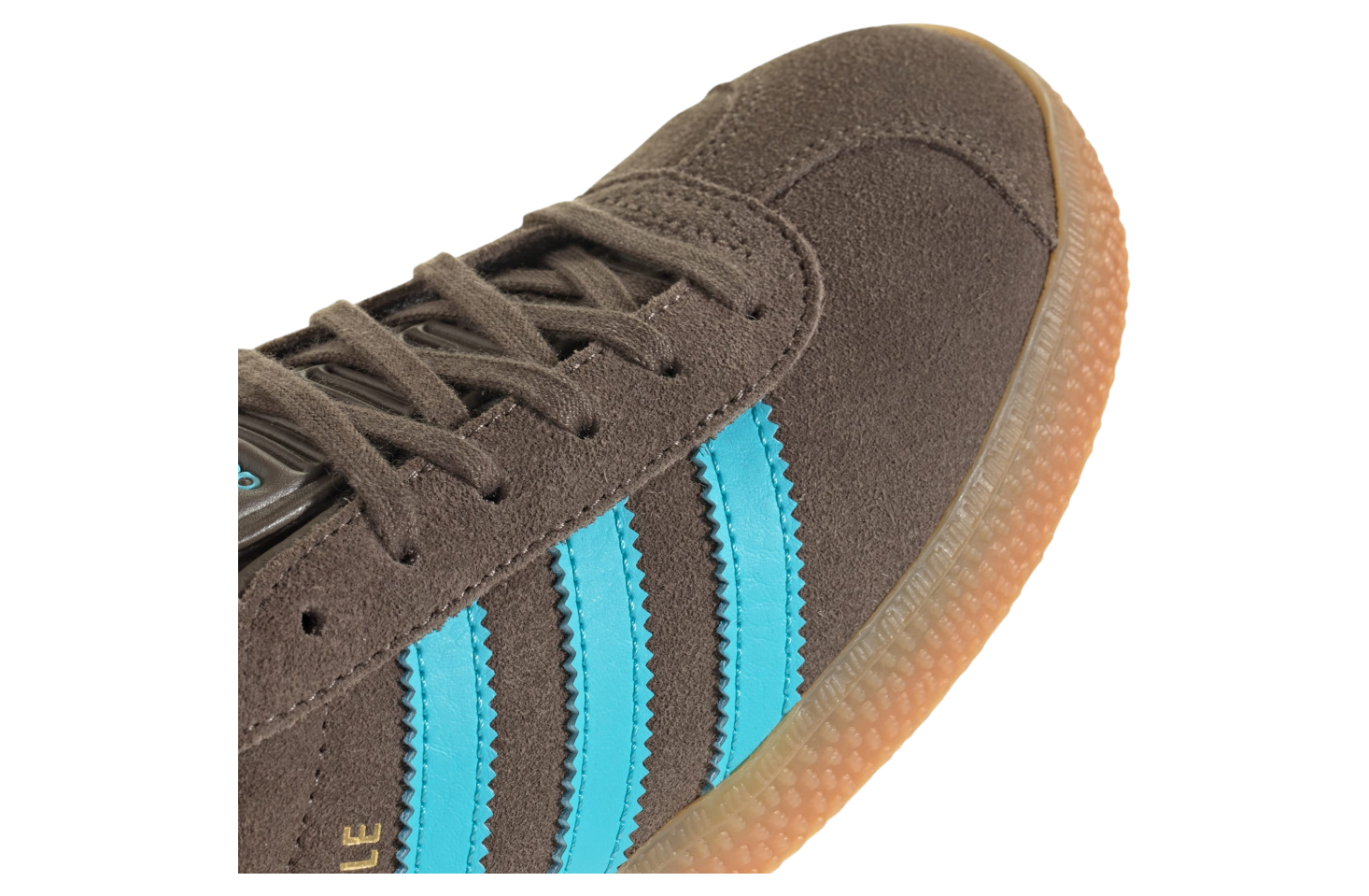 Adidas Gazelle GS Cargo Brown / Blue Glow
