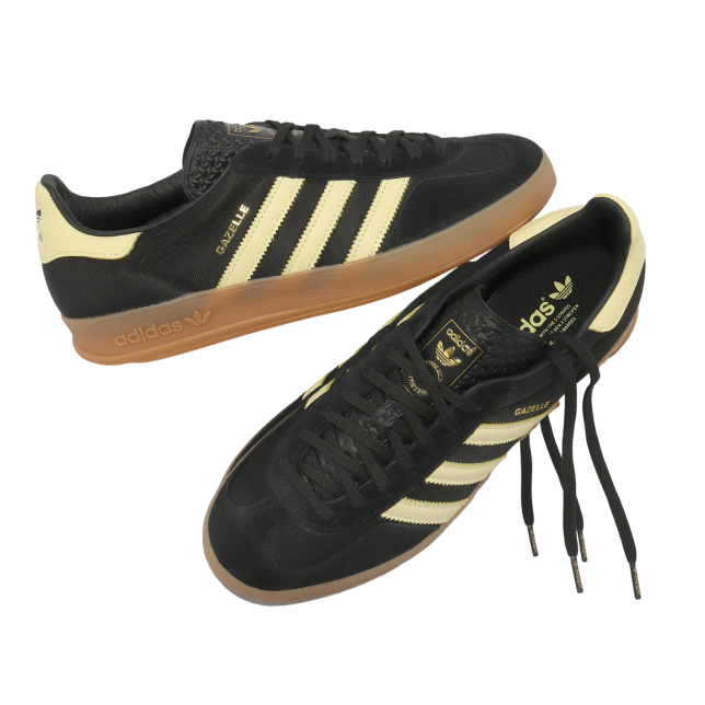 Adidas Gazelle Indoor Core Black / Almost Yellow