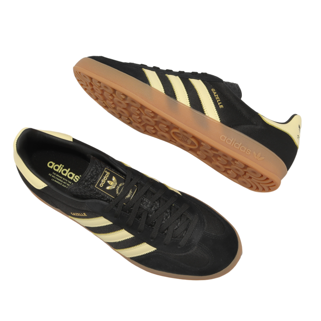 Adidas Gazelle Indoor Core Black / Almost Yellow