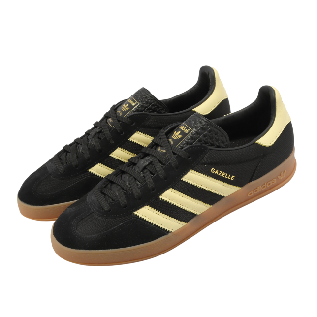 Adidas Gazelle Indoor Core Black / Almost Yellow