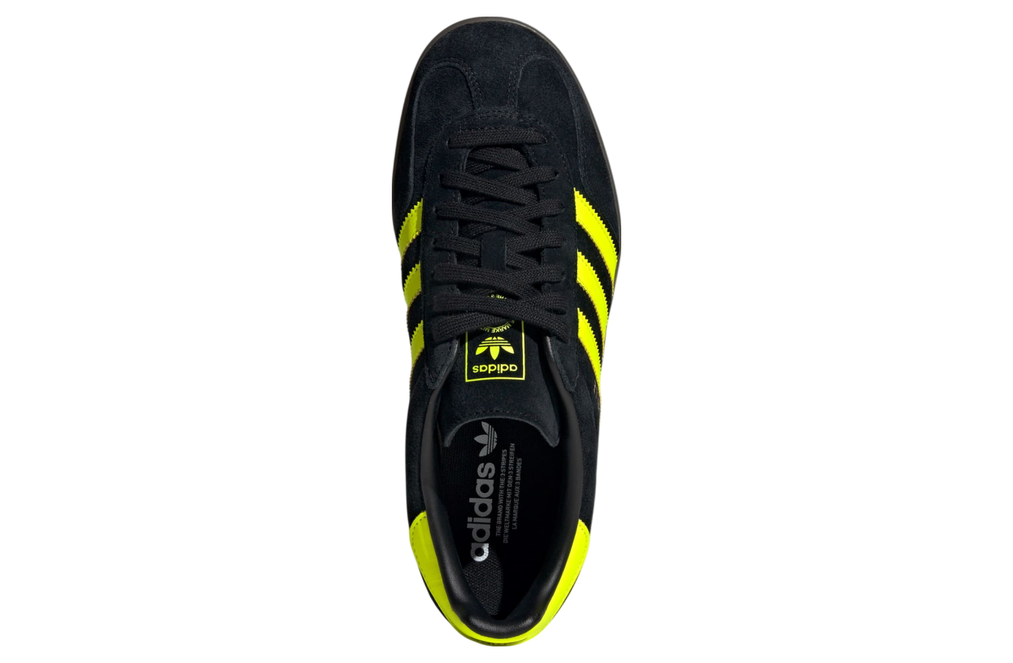Adidas Gazelle Indoor Core Black / Solar Yellow