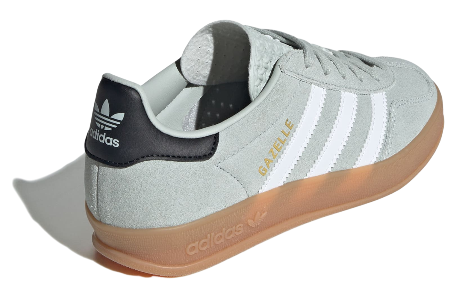 ★人気★ Adidas Gazelle Indoor Grey Cloud White adidas Hikari Shibata x Gazelle Indoor White Night Grey Gum