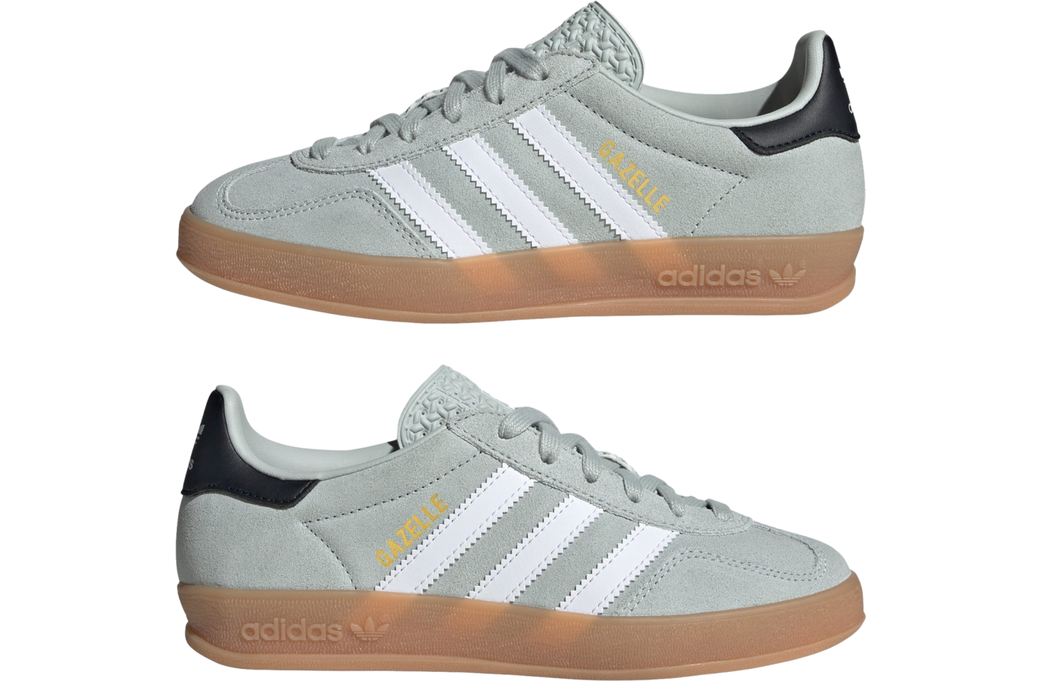 ★Adidas Gazelle Indoor Silver llic★ adidas Gazelle Indoor Trainers in Silver Metallic/Core White