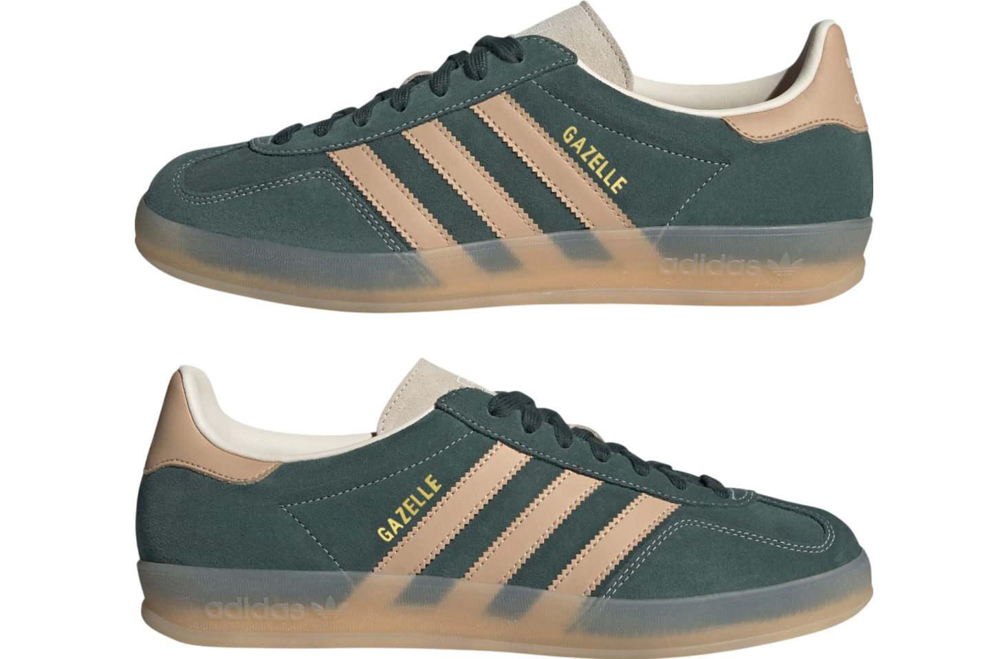 Adidas Gazelle Indoor Shadow Green / Warm Sandstone