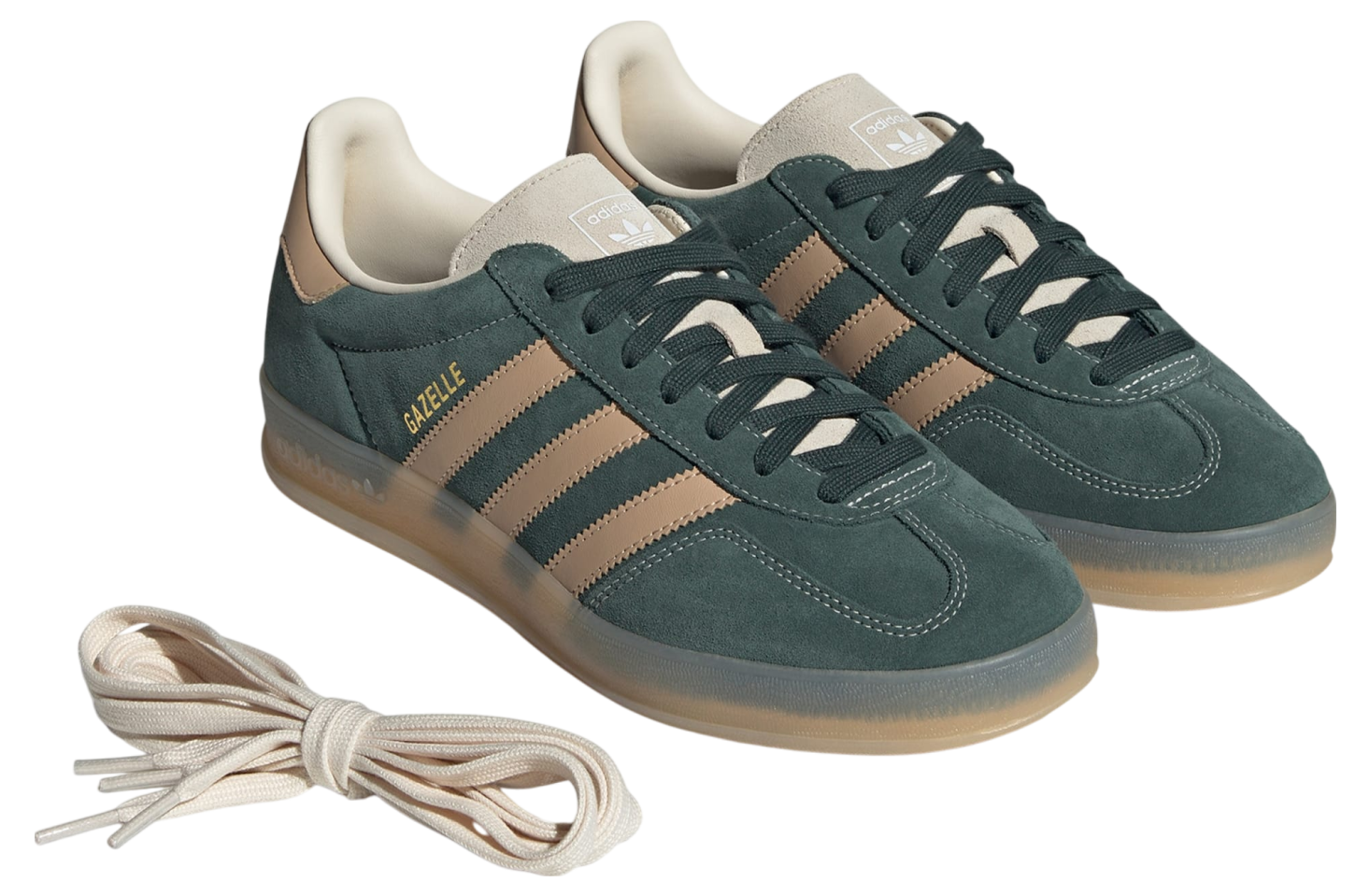 Adidas Gazelle Indoor Shadow Green / Warm Sandstone