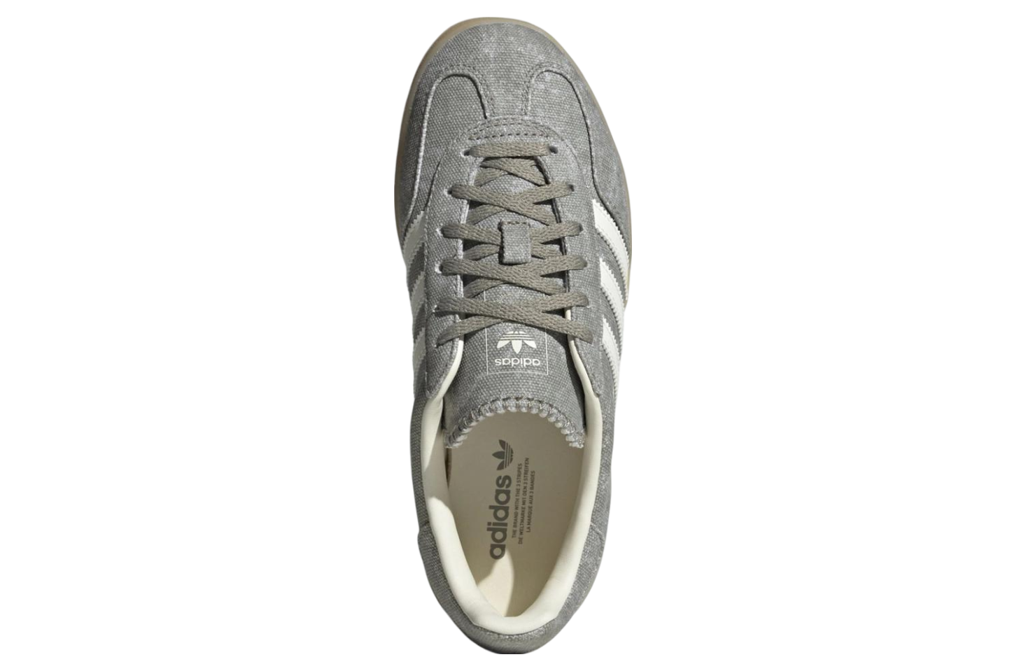 Adidas Gazelle Indoor Silver Pebble / Off White