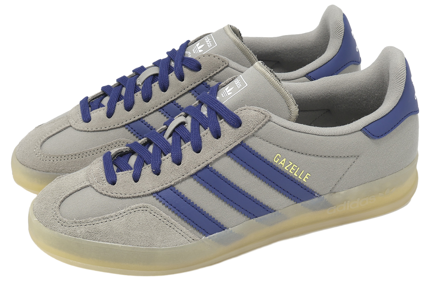 Adidas Gazelle Indoor Silver Pebble / Victory Blue