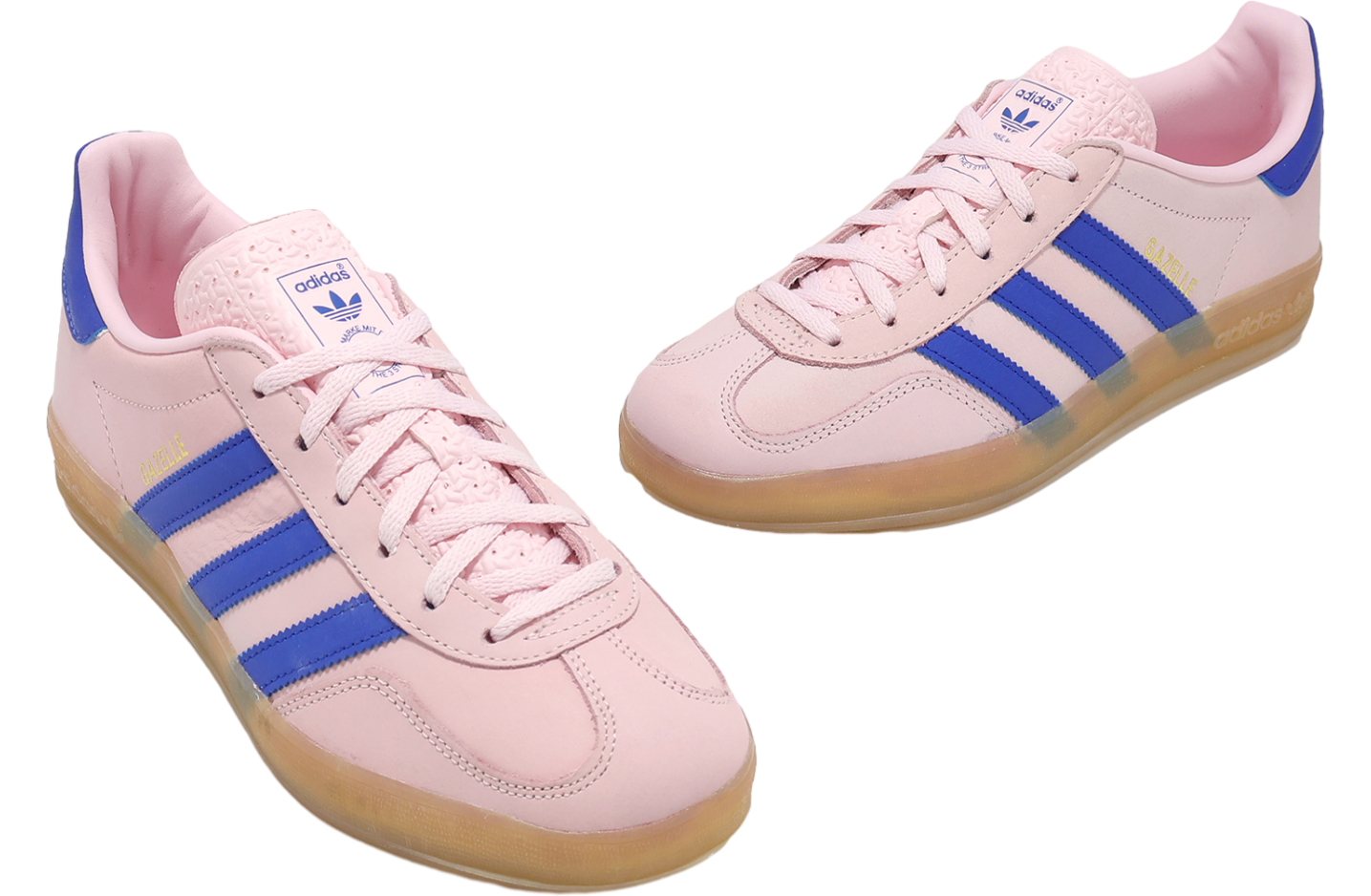 関税送料込♪adidas/Gazelle Indoor Clear Pink, Lucid Blue adidas Gazelle Indoor Clear Pink Lucid Blue (Women's