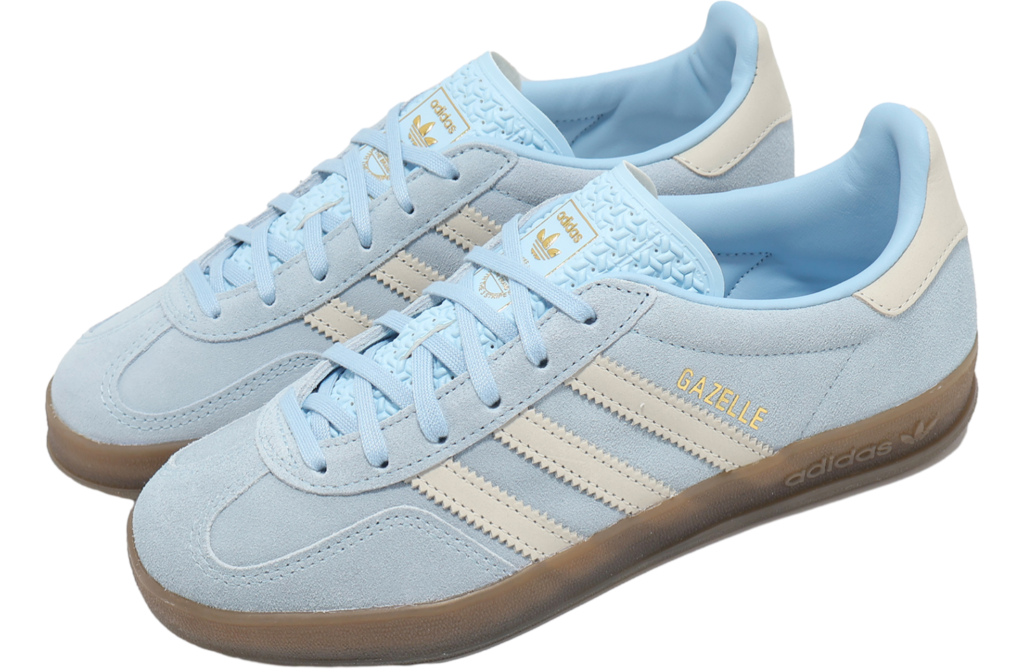 ☆韓国の人気【Adidas】☆W GAZELLE INDOOR☆22-28cm☆Clear Sky Adidas Gazelle Indoor W WMNS Clear Sky / Off White - Jan
