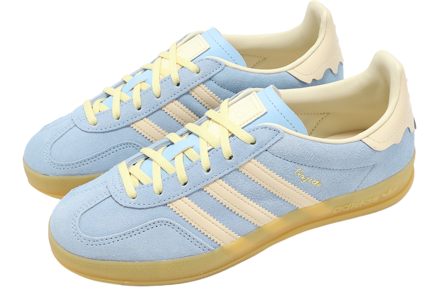 Adidas Gazelle Indoor W WMNS Glow Blue / Crystal Sand
