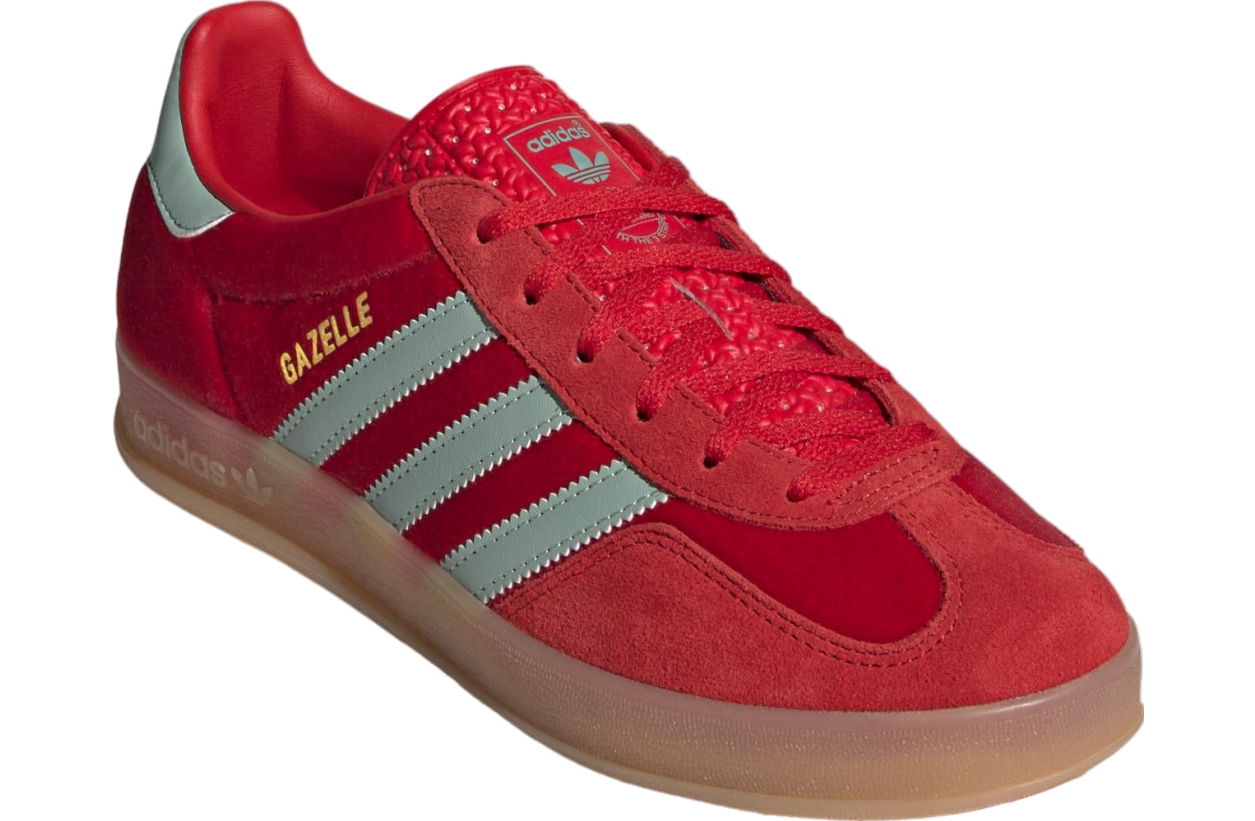 Adidas Gazelle Indoor WMNS Better Scarlet / Hazy Green