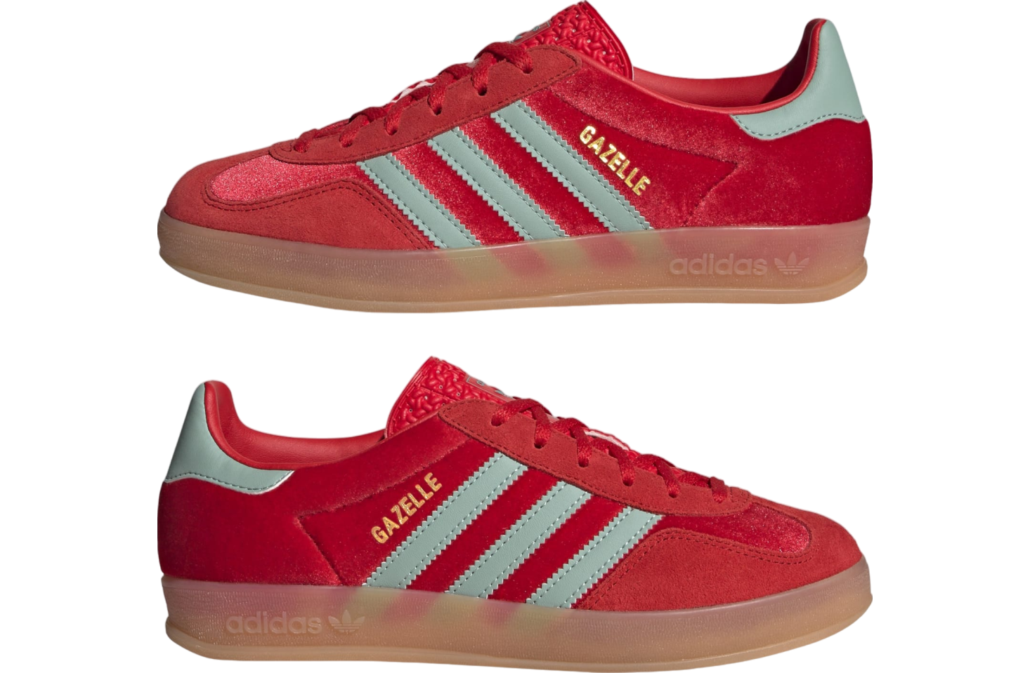 Adidas Gazelle Indoor WMNS Better Scarlet / Hazy Green