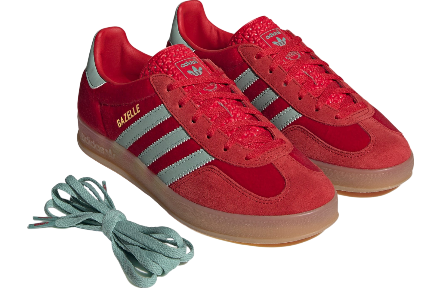 Adidas Gazelle Indoor WMNS Better Scarlet / Hazy Green