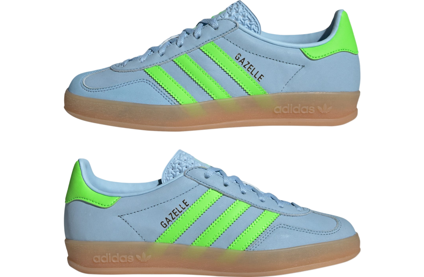 Adidas Gazelle Indoor WMNS Clear Sky / Solar Green