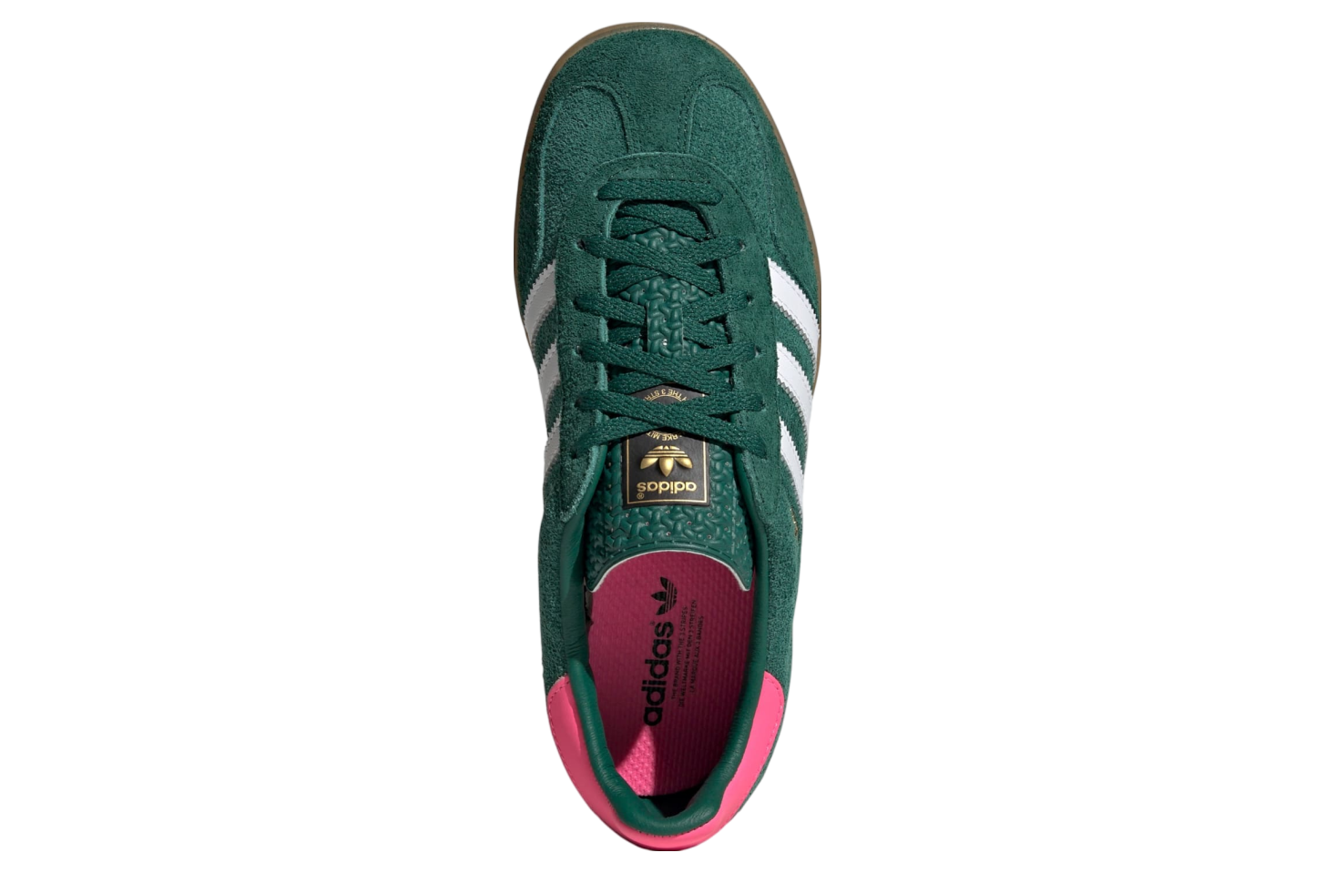 Adidas Gazelle Indoor WMNS Collegiate Green / Cloud White / Lucid Pink