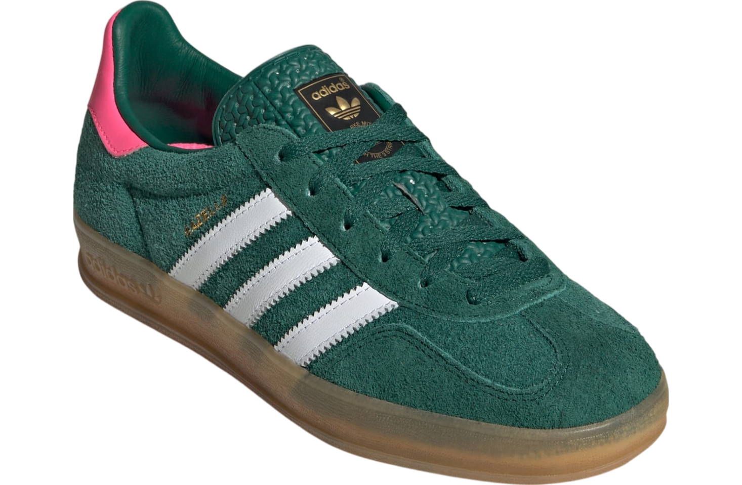 Adidas Gazelle Indoor WMNS Collegiate Green / Cloud White / Lucid Pink