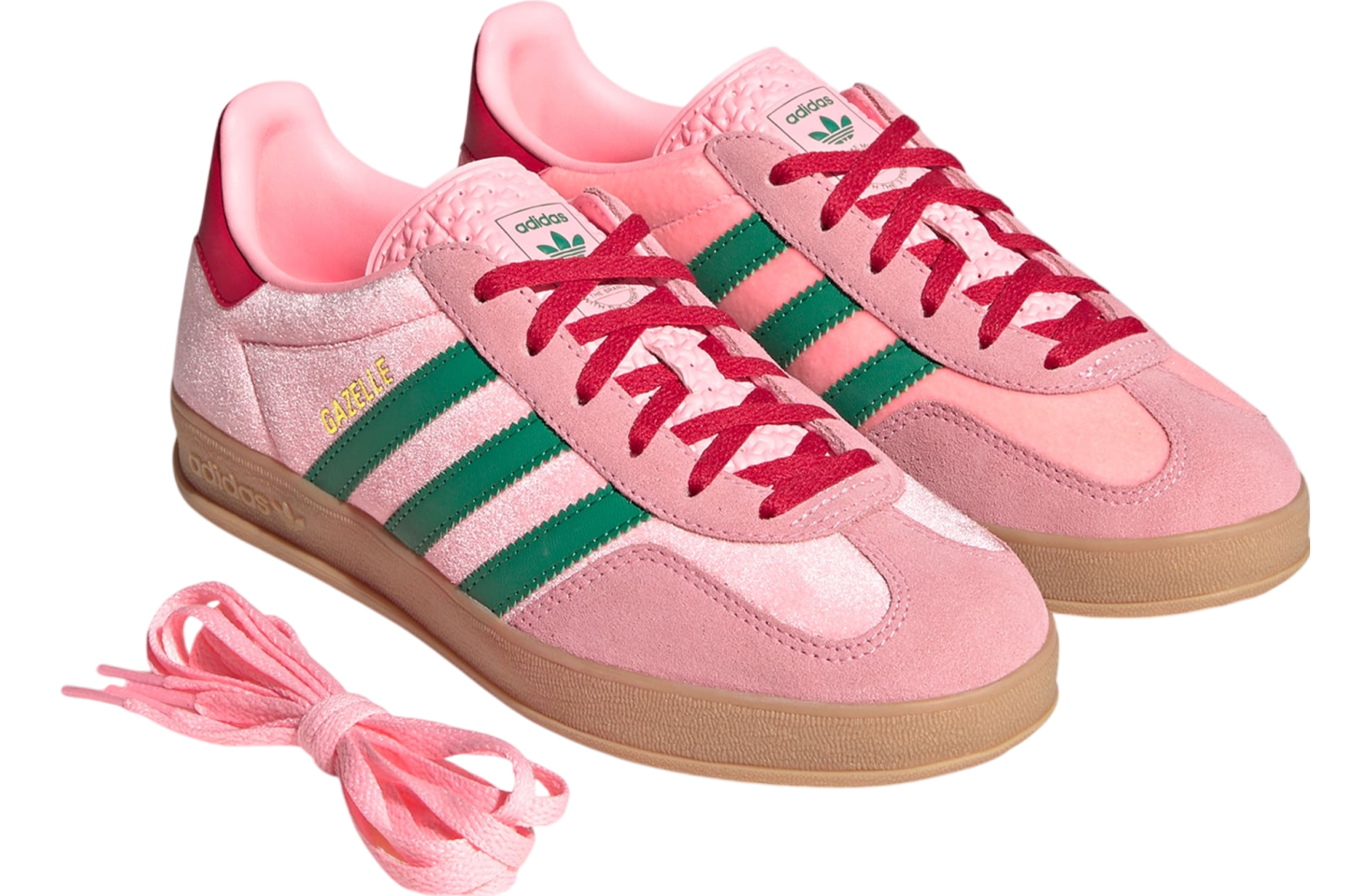 Adidas Gazelle Indoor WMNS Court Green / Glow Pink