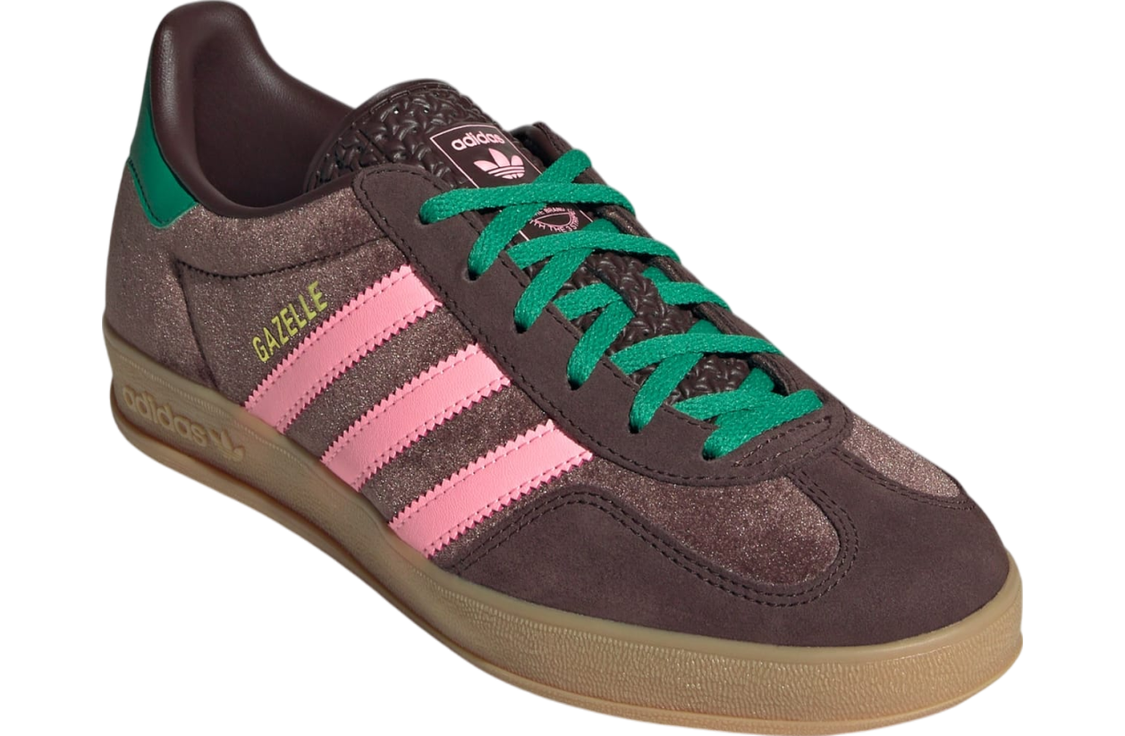 Adidas Gazelle Indoor WMNS Dark Brown / Glow Pink