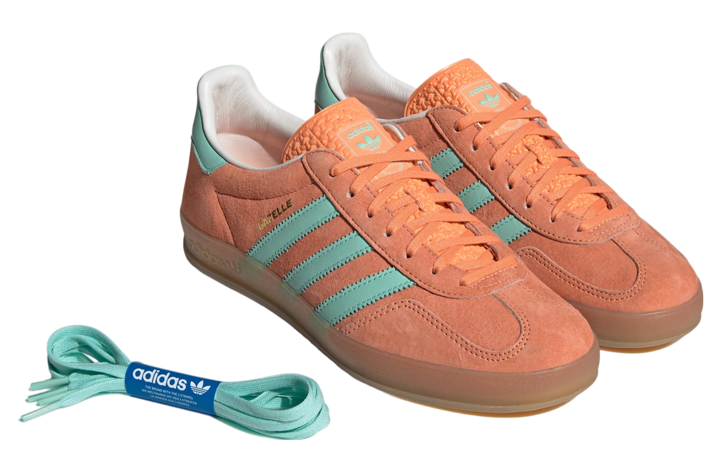 Adidas Gazelle Indoor WMNS Easy Orange / Clear Mint