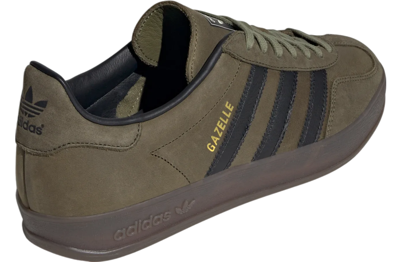 Adidas Gazelle Indoor WMNS Focus Olive / Core Black / Gum