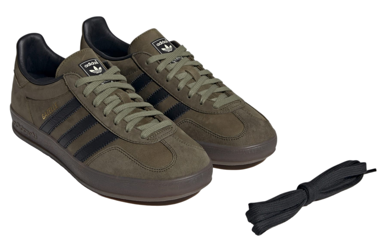 Adidas Gazelle Indoor WMNS Focus Olive / Core Black / Gum