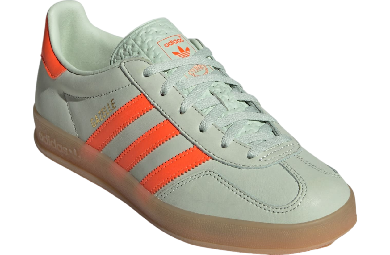 Adidas Gazelle Indoor WMNS Linen Green / Solar Orange