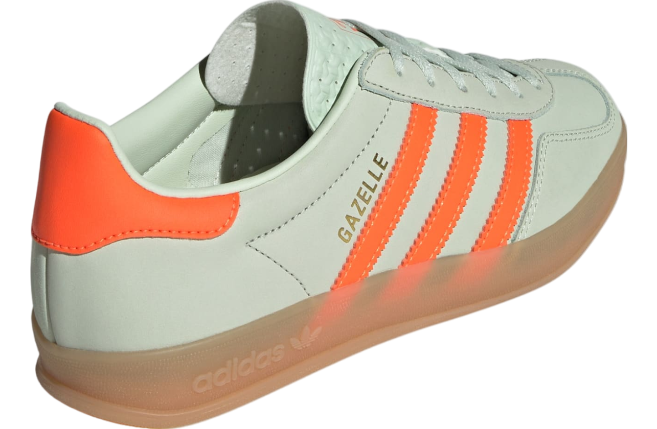 Adidas Gazelle Indoor WMNS Linen Green / Solar Orange