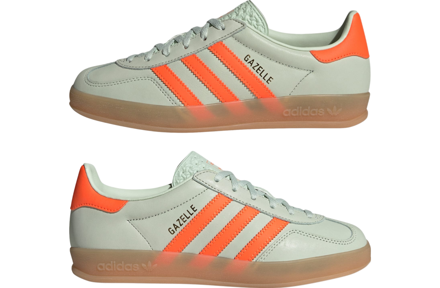 Adidas Gazelle Indoor WMNS Linen Green / Solar Orange