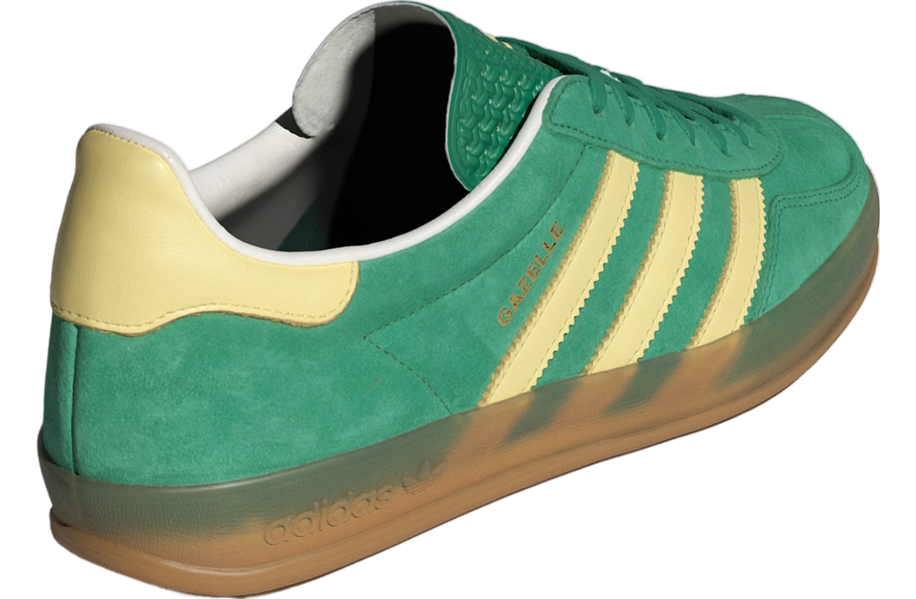 Adidas Gazelle Indoor WMNS Semi Court Green / Almost Yellow