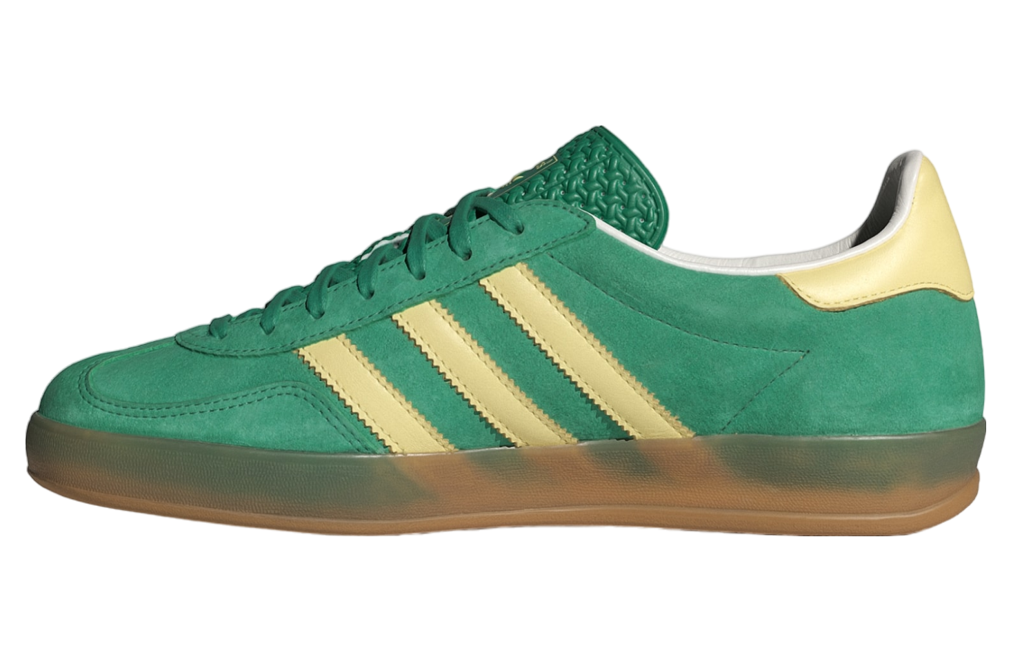 Adidas Gazelle Indoor WMNS Semi Court Green / Almost Yellow