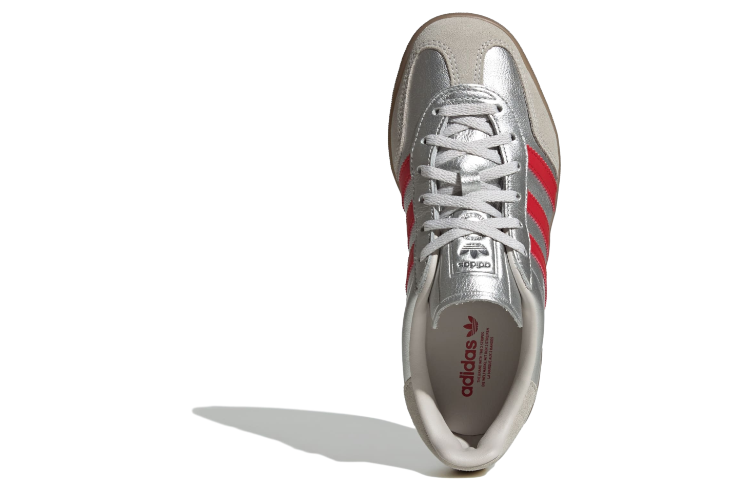 Adidas Gazelle Indoor WMNS Silver Metallic / Better Scarlet