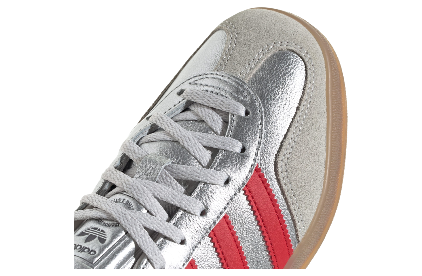 Adidas Gazelle Indoor WMNS Silver Metallic / Better Scarlet