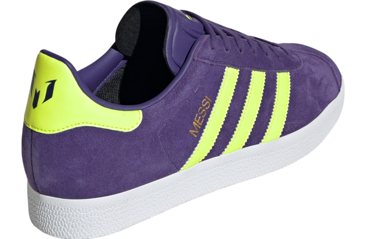 Adidas Gazelle Messi Soccer Purple / Lucid Lemon